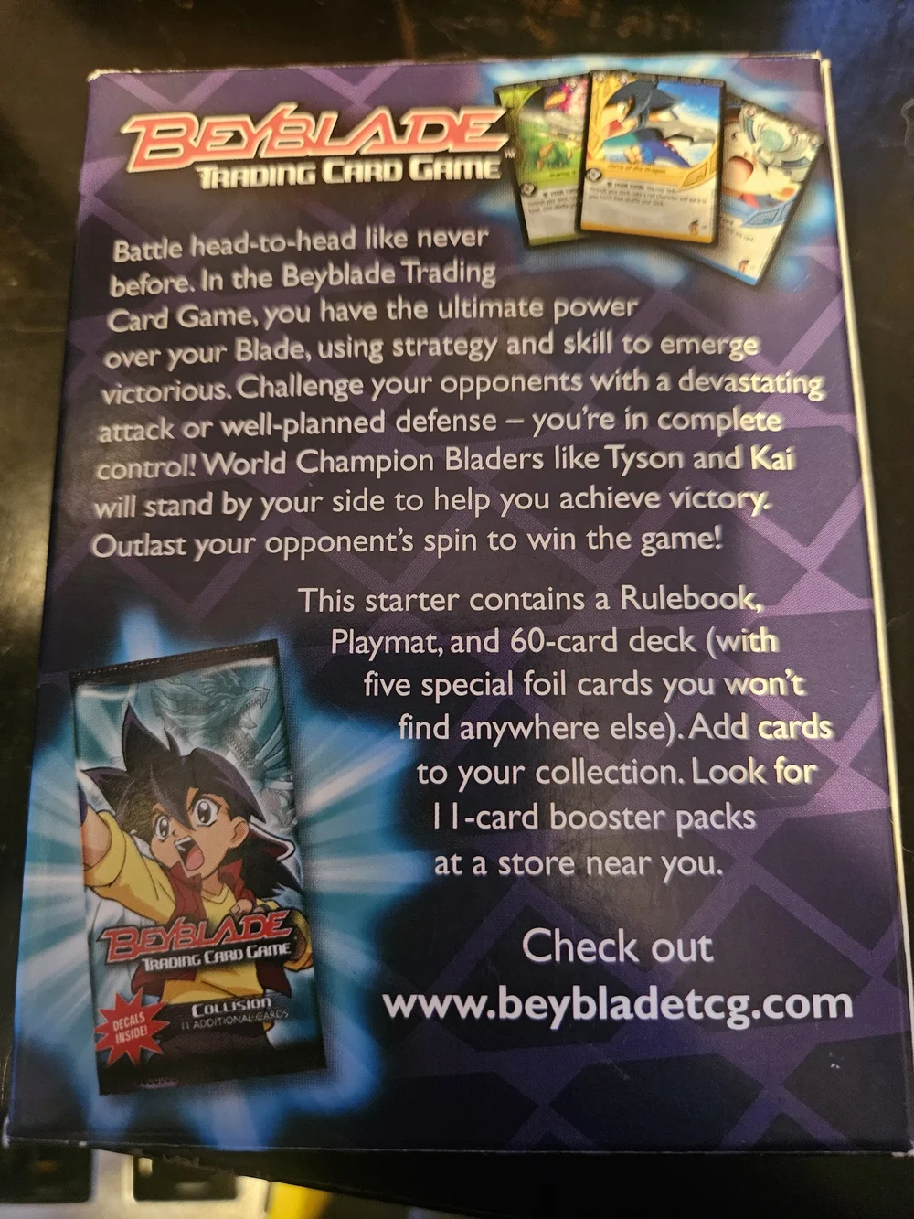 Beyblade Trading Card Game Collision Starter Deck - Blue